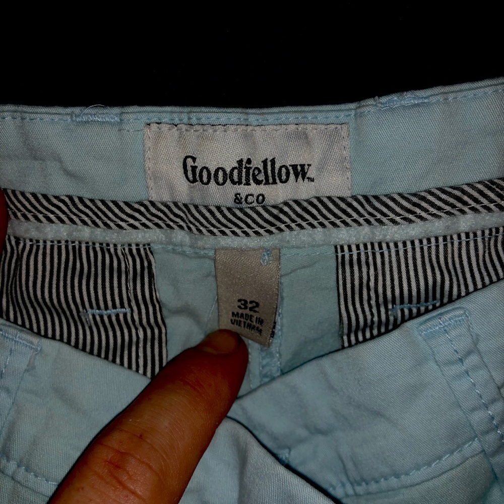 Good fellow shorts size 32. Worn less than a handful of times.